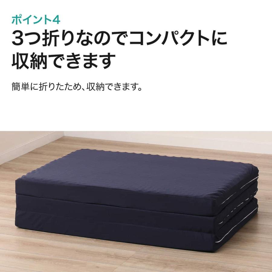 ニトリ プレミアサポート 高反発 敷ふとん セミダブル 高反発敷布団