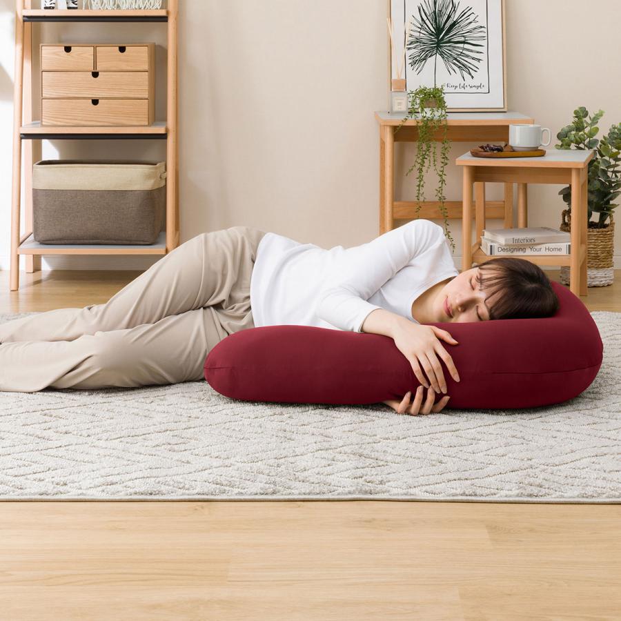 ビーズクッション ウォルク サポーター レッド ニトリ 玄関先迄納品 1年保証 ニトリ Yahoo 店 通販 Yahoo ショッピング