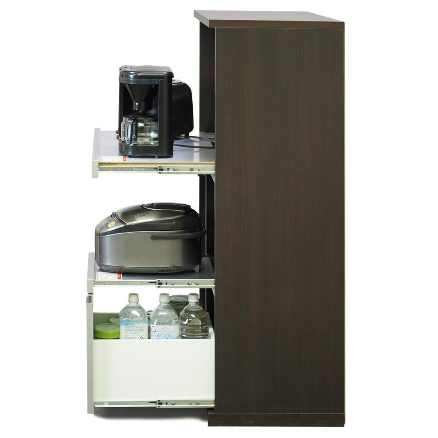 ニトリ 幅65.5 スタイリッシュなレンジ台(幅70cm.5cm LGステン