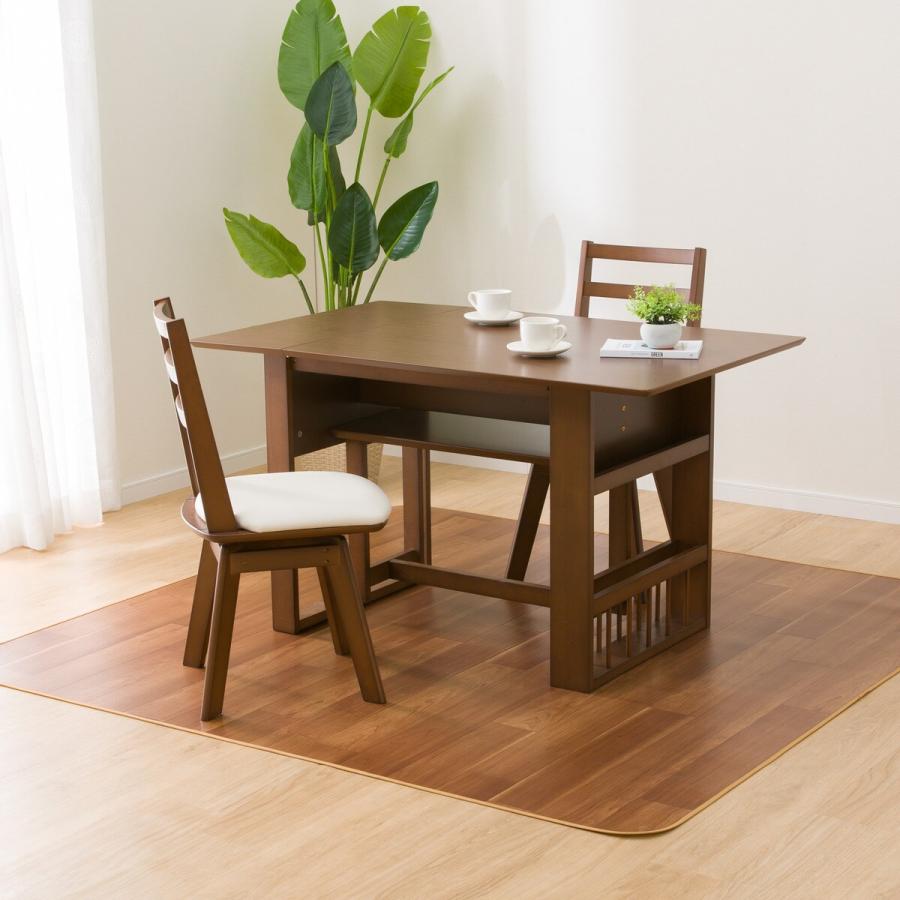 ニトリ（NITORI） ふきとれるクッションフロアラグ (ワイドチェリーBR