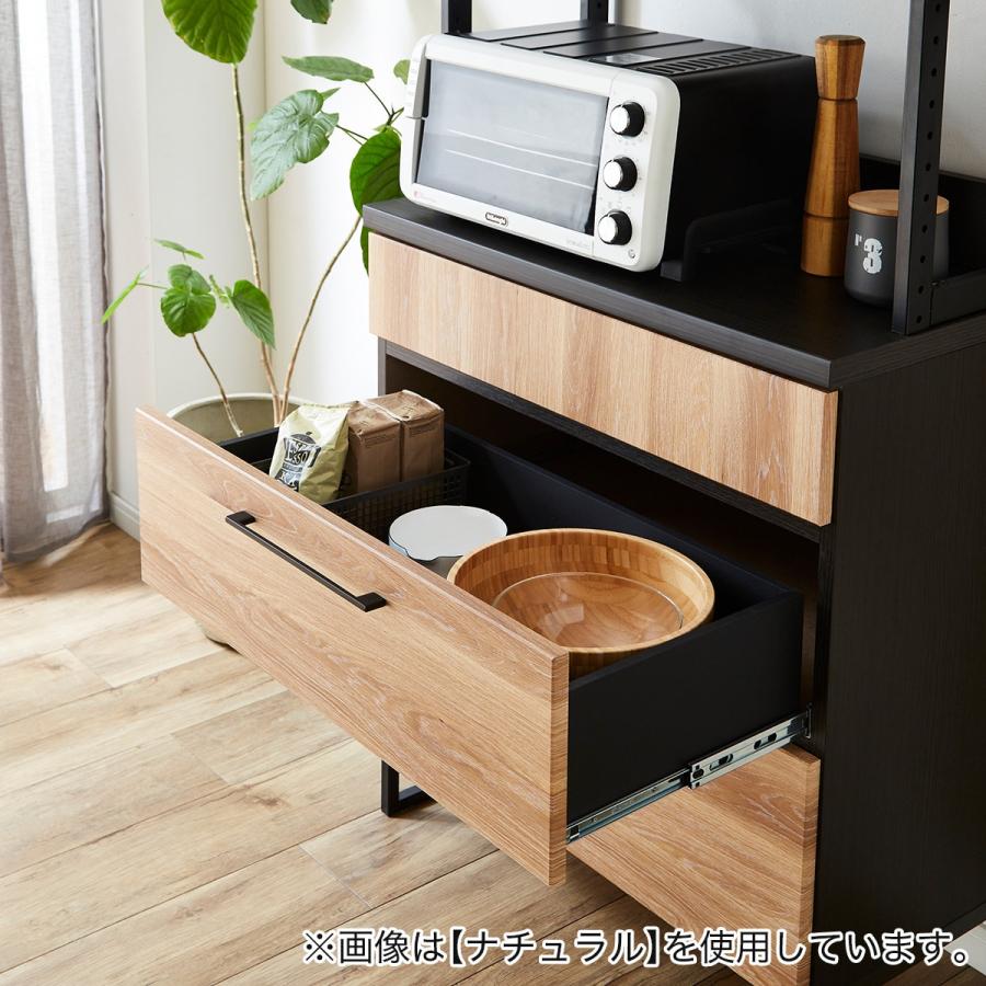 ニトリ（NITORI） ヴィンテージテイストの完成品キッチンボード (80