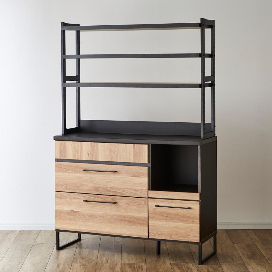 本日価格！！ 幅120 ヴィンテージテイストのダイニングボード (120 NA) 食器棚 キッチンボード キッチン収納 キッチンラック カップボード ニトリ 【SK9934955708】(35649円)