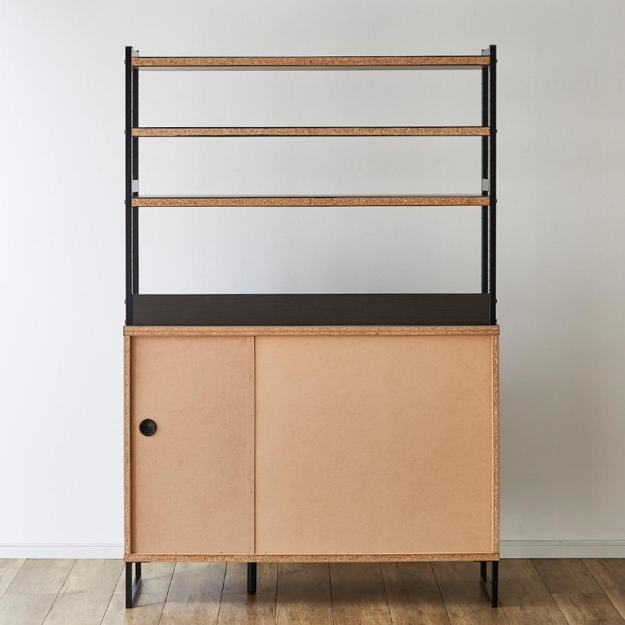 本日価格！！ 幅120 ヴィンテージテイストのダイニングボード (120 NA) 食器棚 キッチンボード キッチン収納 キッチンラック カップボード ニトリ 【SK9934955708】(35649円)