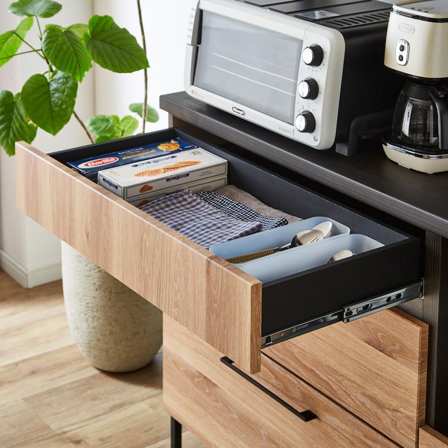 ニトリ ヴィンテージテイストの完成品キッチンボード (120 NA ニトリ ヴィンテージテイストの完成品キッチンボード (120 NA