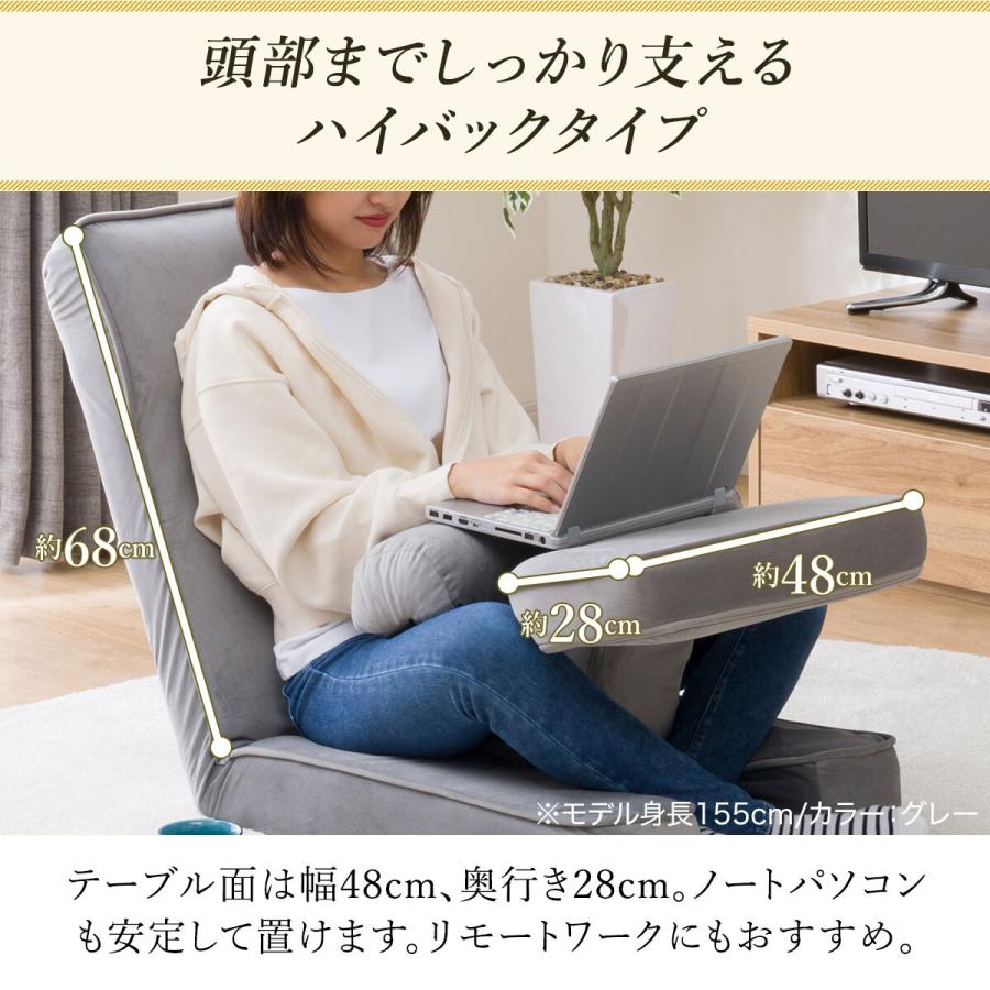 ゲーミング座椅子2　ベロア(PU) ニトリ｜nitori-net｜03