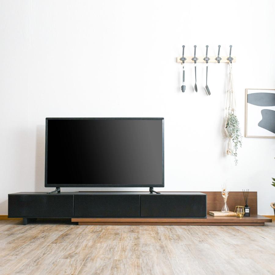 ニトリ 伸縮ローボード (幅179.5〜300cm BK/BR) テレビ台 TV台 ニトリ 伸縮ローボード (幅179.5〜300cm BK/BR) テレビ台 TV台