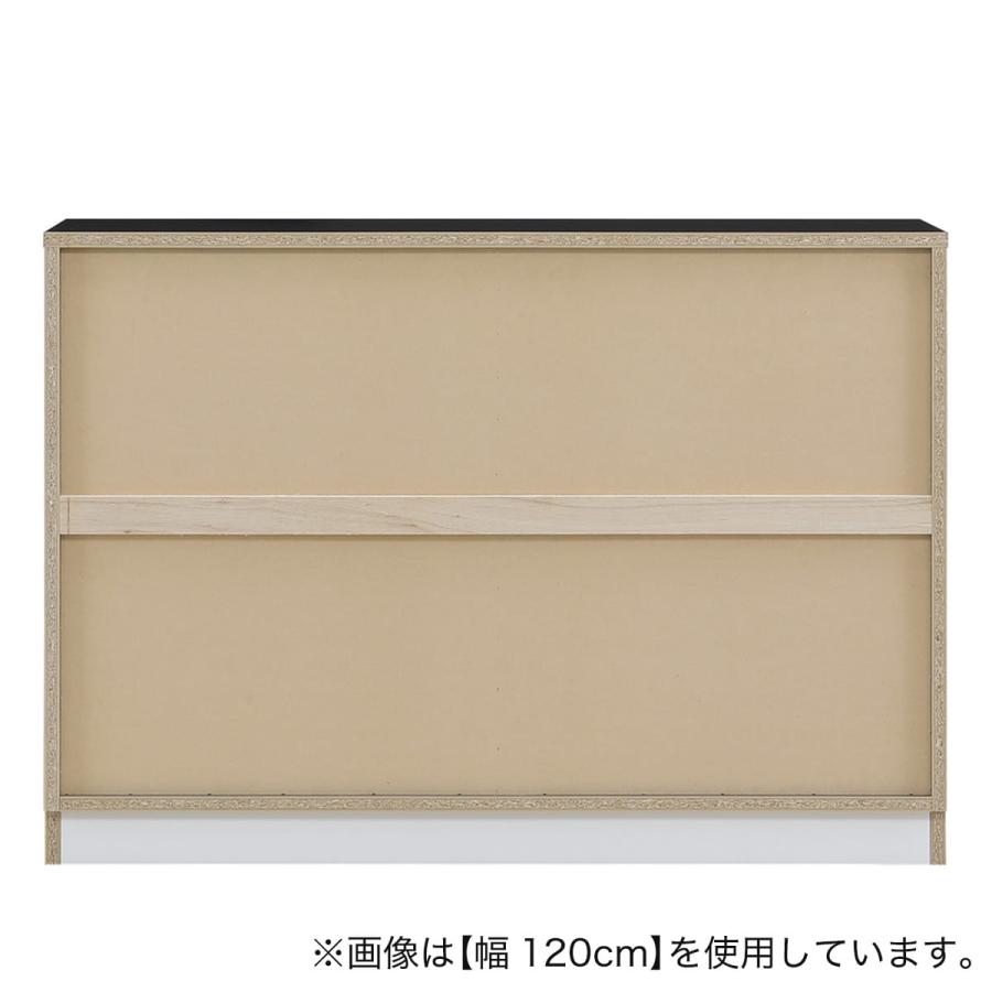 ニトリ（NITORI） 木目柄が美しい薄型キャビネット 引き戸 (幅150×高さ