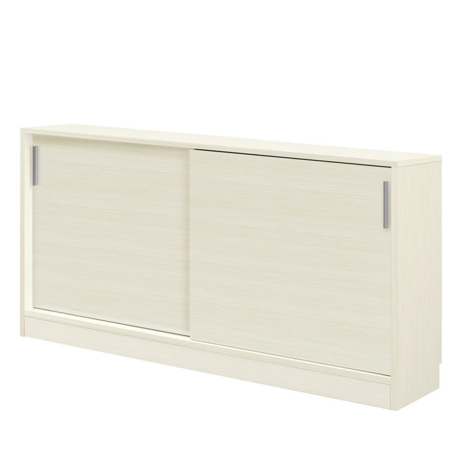 ニトリ（NITORI） 木目柄が美しい薄型キャビネット 引き戸(幅150×高さ