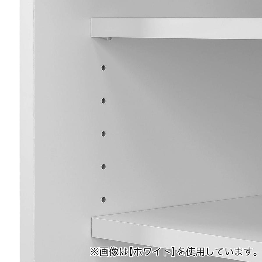 ニトリ（NITORI） 照明付きワードローブ ガラス棚付き（幅77.5cm DBR
