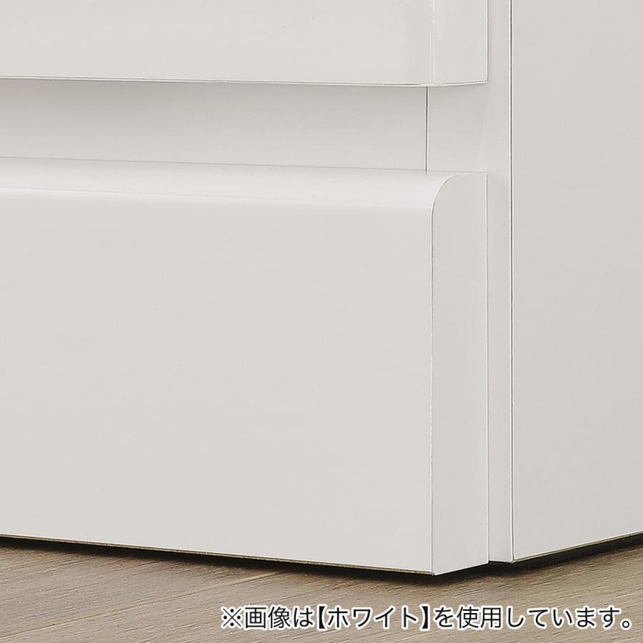 照明付きワードローブ ハンガー + 引出3杯 (幅77.5cm WH) ニトリの画像