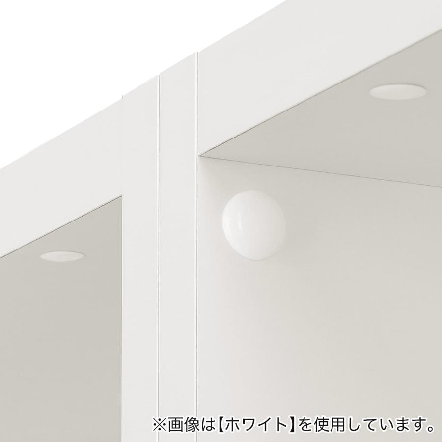 照明付きワードローブ ハンガー + 引出3杯 (幅77.5cm DBR) ニトリの画像