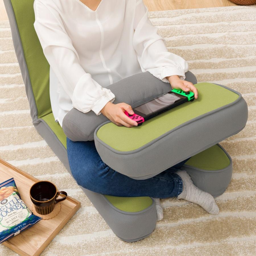 ニトリ（NITORI） ゲーミング座椅子2(YGR) 1人掛け ローソファ