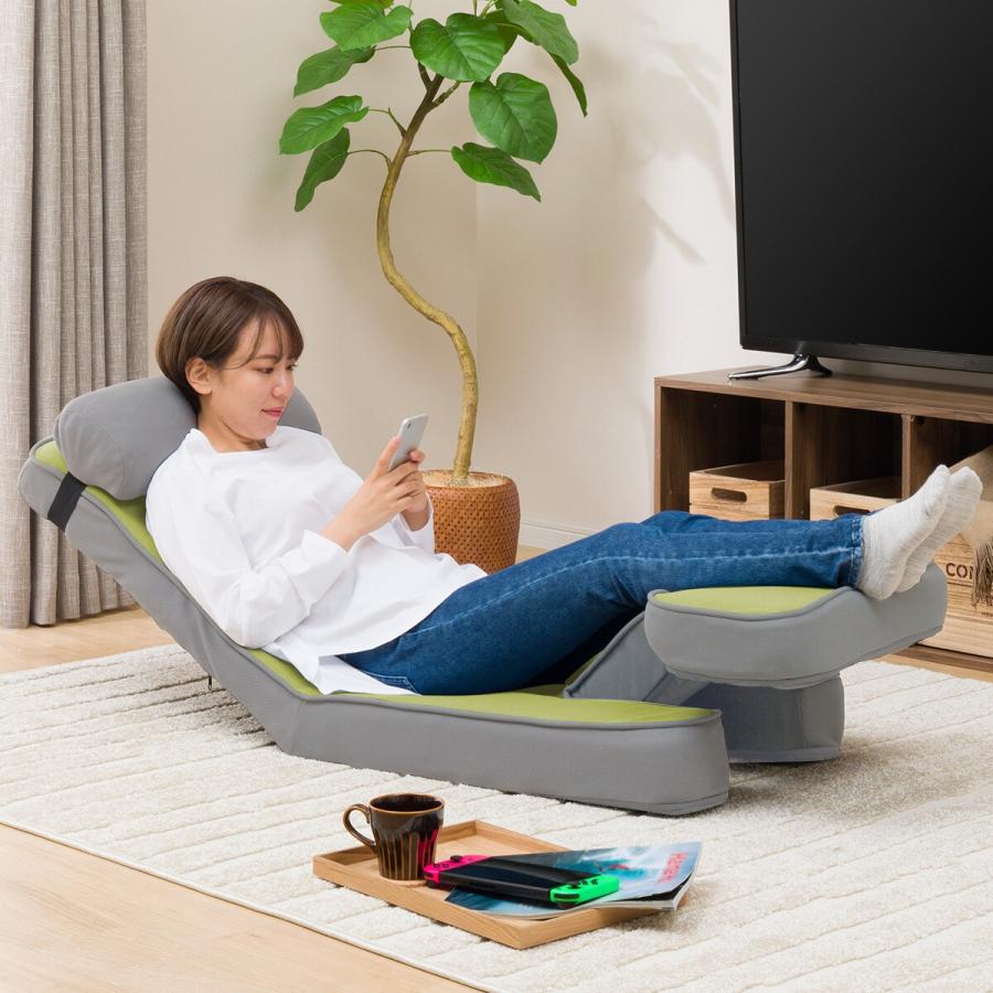 ニトリ（NITORI） ゲーミング座椅子2(YGR) 1人掛け ローソファ