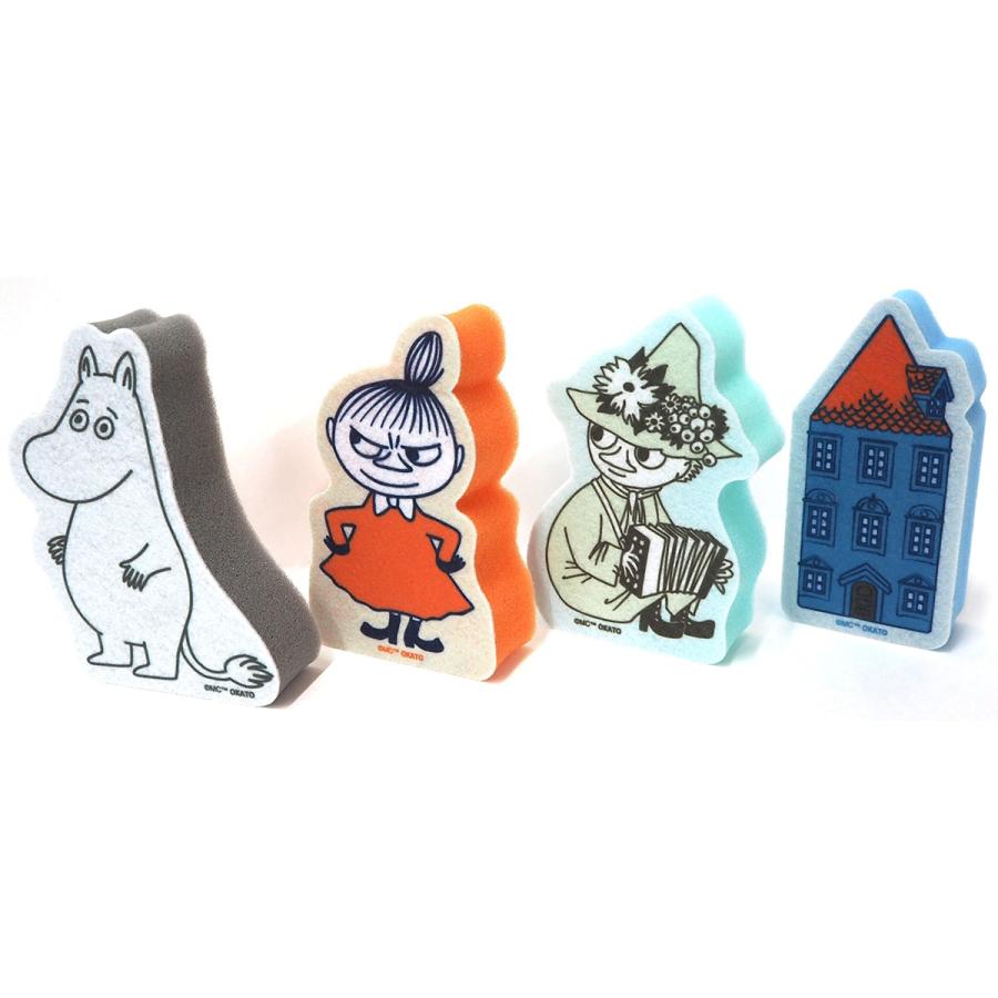 ニトリ MOOMIN ムーミン 不織布スポンジ4個セット : ニトリ