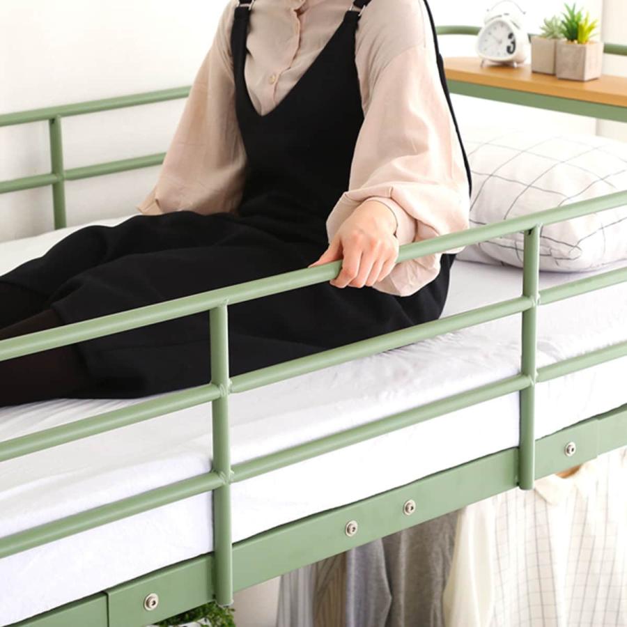 ニトリ（NITORI） 高さ2段階式階段付きロフトベッド(GR) : ニトリ