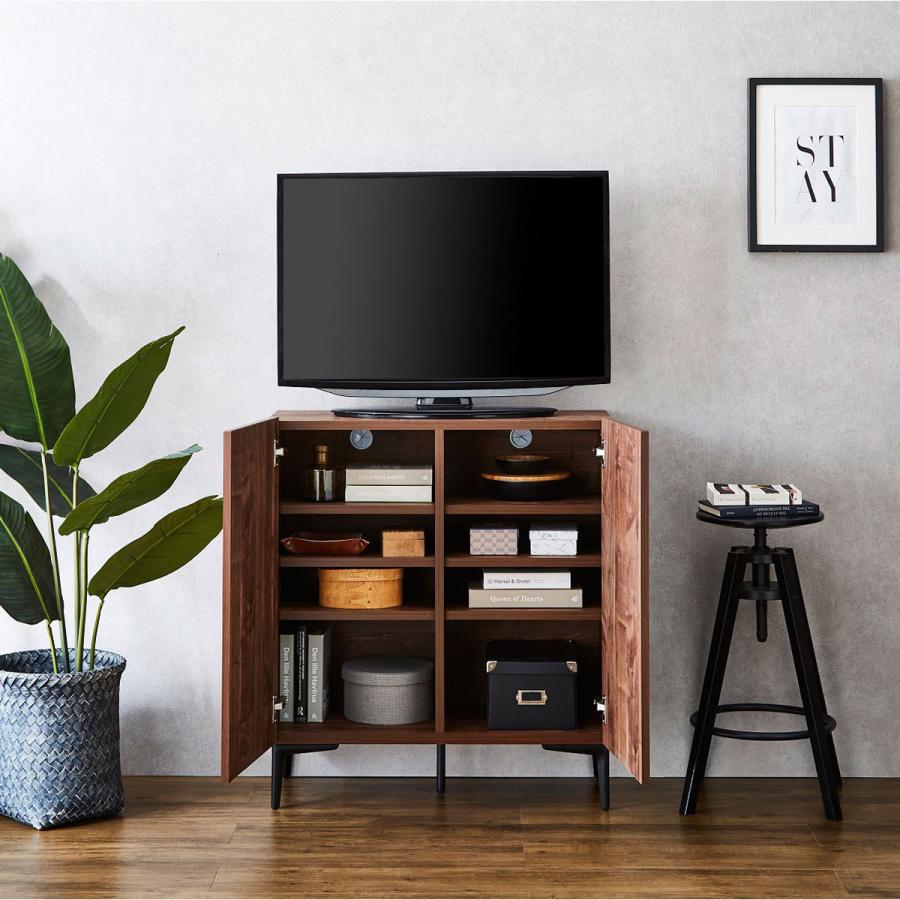 ニトリ（NITORI） キャビネット(80BR) サイドボード ミドルボード