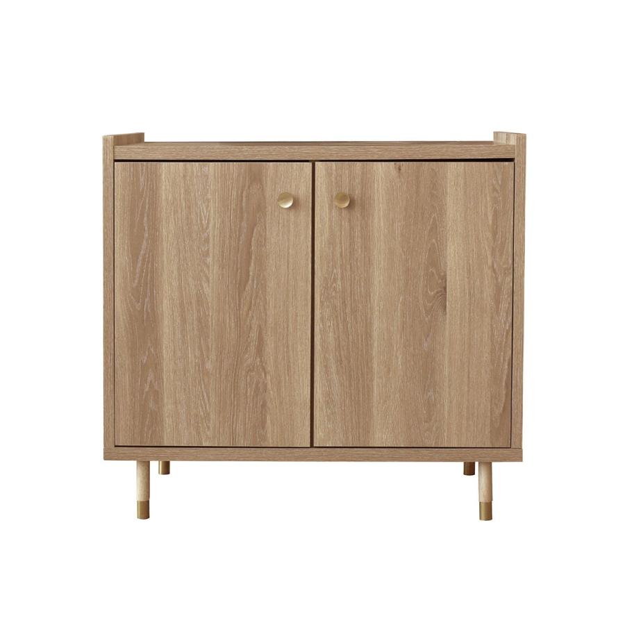 ニトリ（NITORI） アカシアキャビネットドア(80) サイドボード ミドル