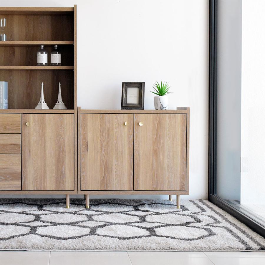 ニトリ（NITORI） アカシアキャビネットドア(80) サイドボード ミドル