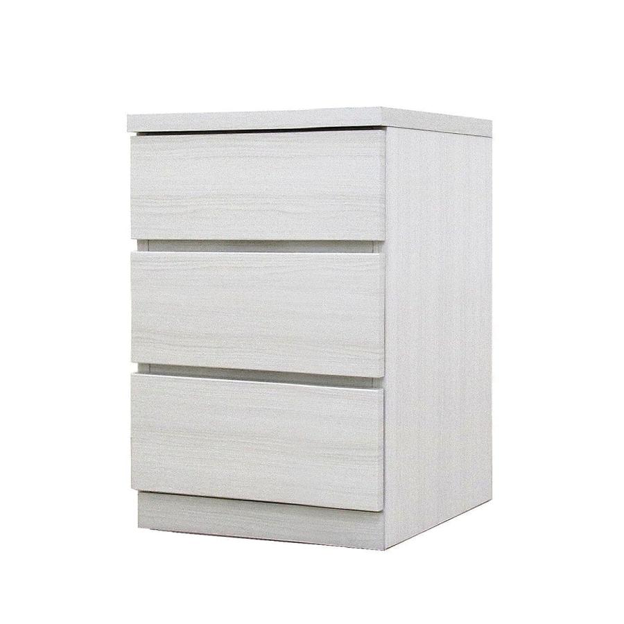 ニトリ（NITORI） 選べるチェスト40 3段 奥行44 ホワイト タンス