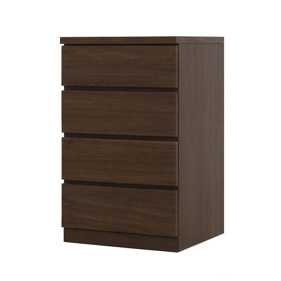 ニトリ（NITORI） 選べるチェスト50 4段 奥行44 ウォールナット タンス