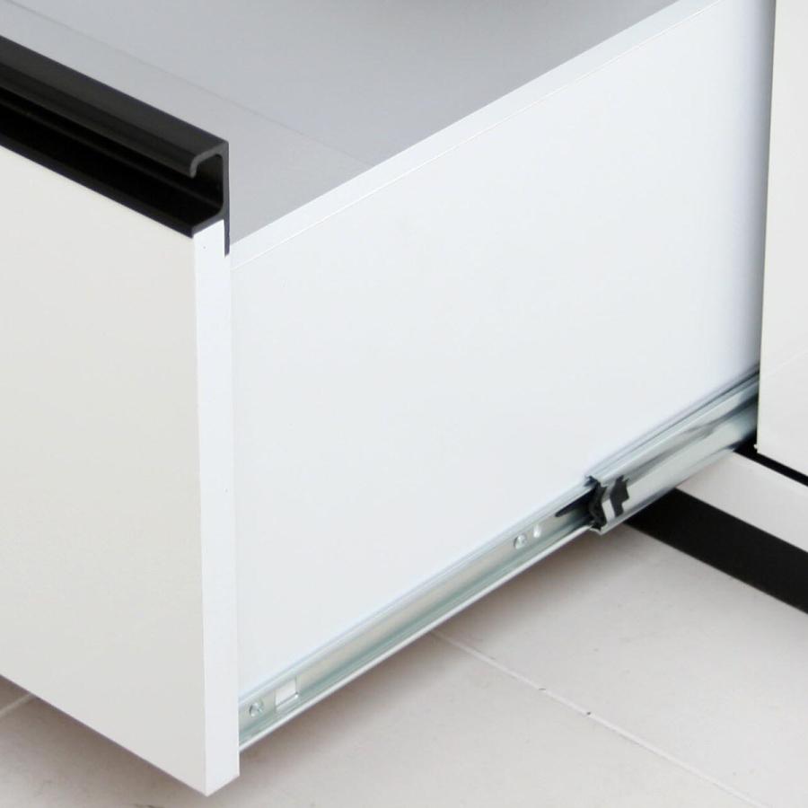 NITORI 食器棚 レンジ台 キッチンボード ニトリ 幅118cm キッチンボード (シュール 118) ダイニング