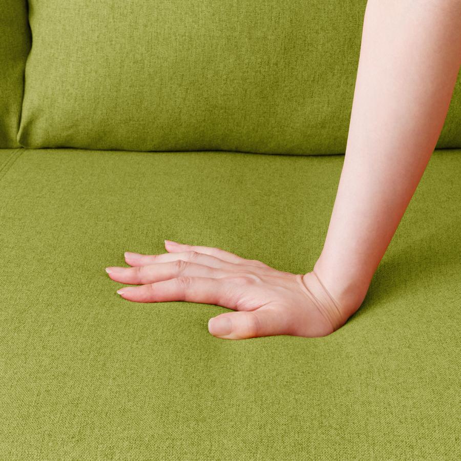 ニトリ しっかりとした座り心地 コンパクトソファ15120（LGR