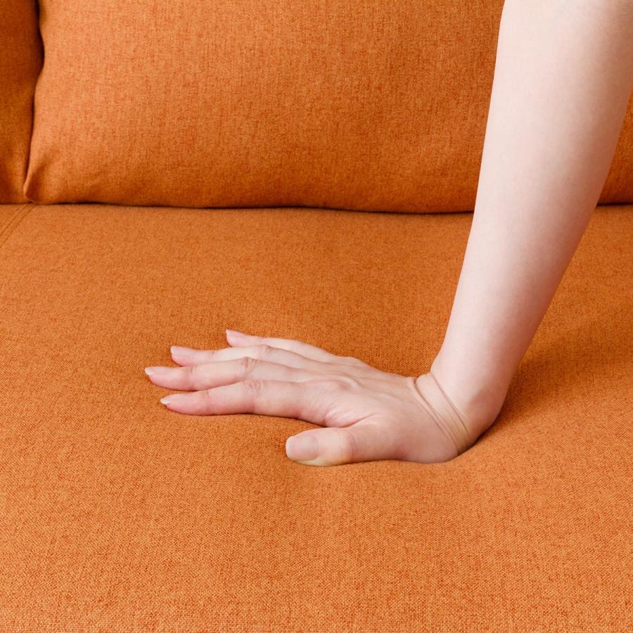 ニトリ しっかりとした座り心地 コンパクトソファ15120（OR）椅子