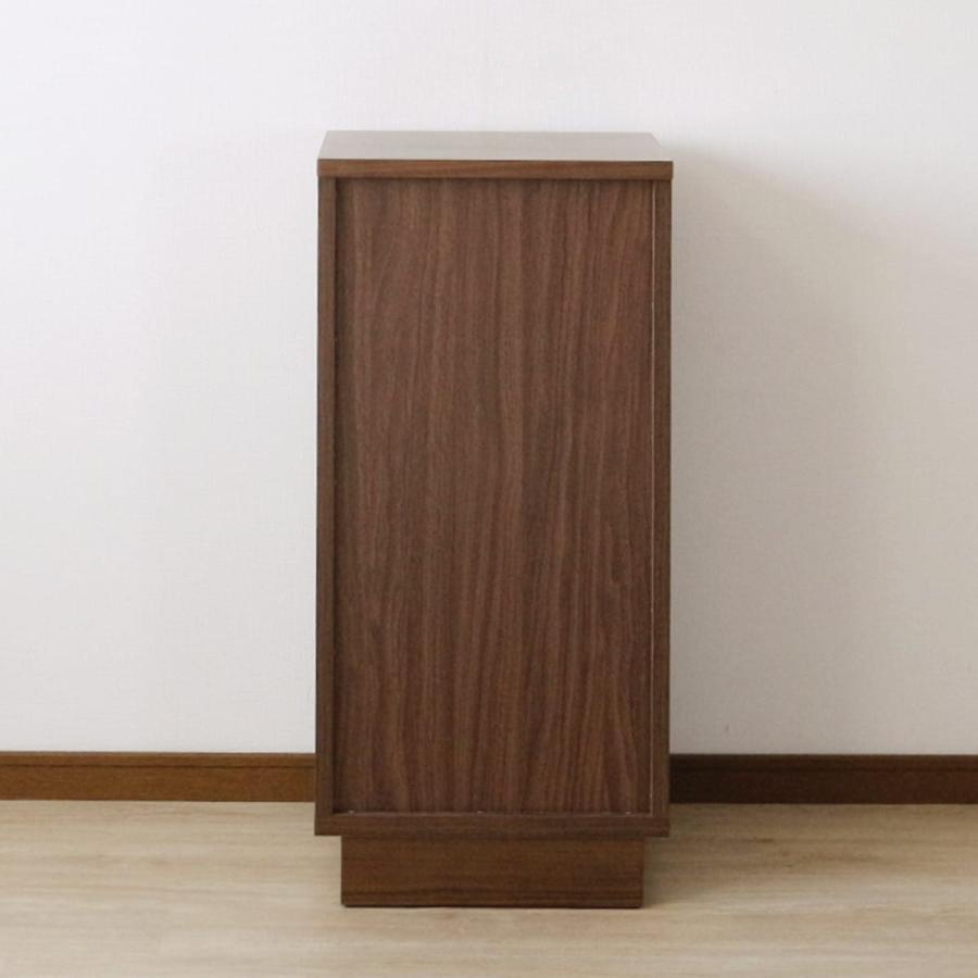 ニトリ 天然木サイドチェスト40 (WAL) リビング収納