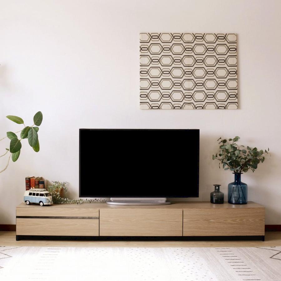 マヨネーズ】ニトリ 天然木テレビローボード北欧風 レンガ調 収納力