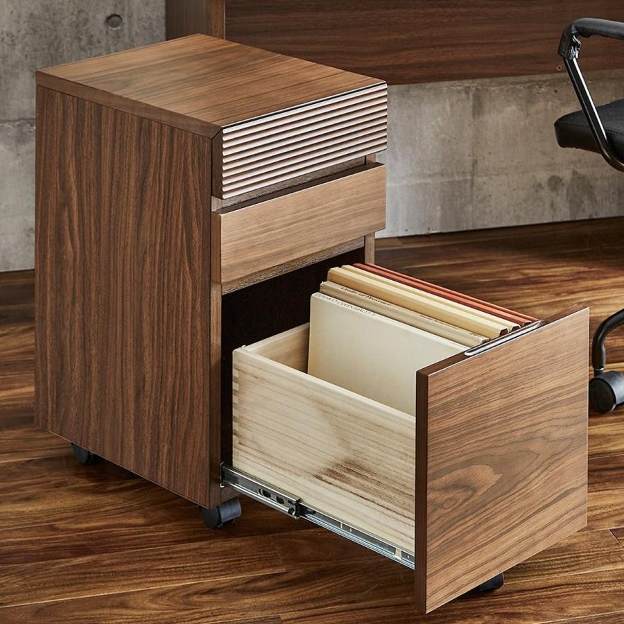 ニトリ（NITORI） 天然木ワゴン30 (WAL) デスクワゴン 限定価格：1/5迄