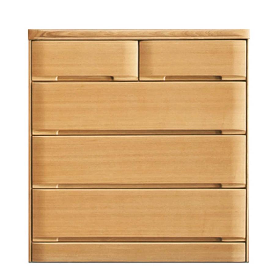 ニトリ（NITORI） タモ突板ローチェスト90 (NA) タンス たんす 衣類