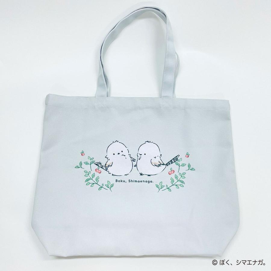 ニトリ（NITORI） ぼく、シマエナガ。 トートバッグ(ライトグレー