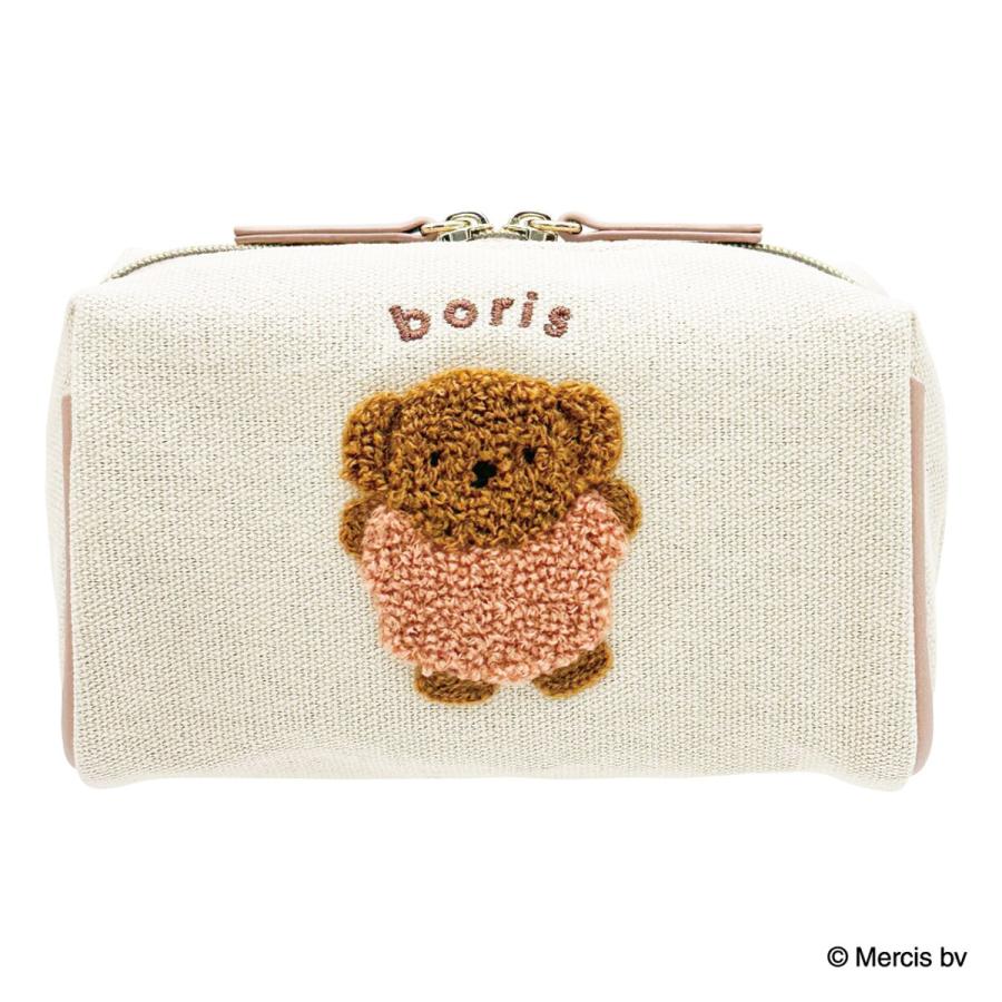 ニトリ（NITORI） スクエアポーチ boris(ルンルンサガラシリーズ