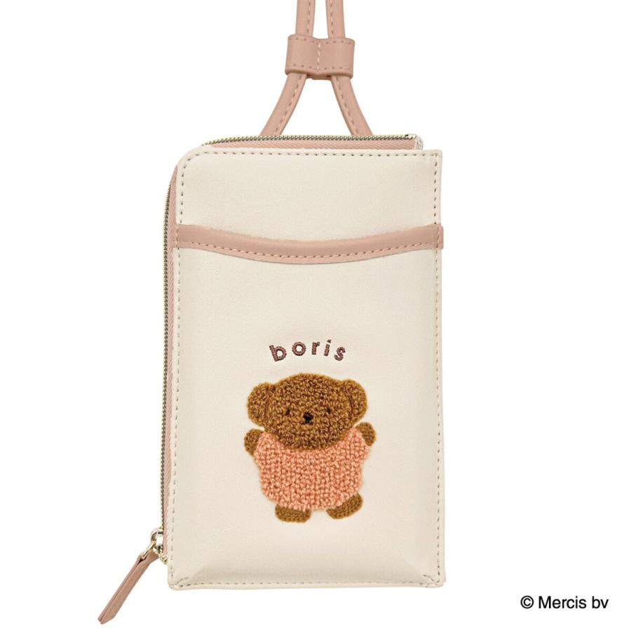 ニトリ（NITORI） スマホショルダーポーチ boris(ルンルンサガラ