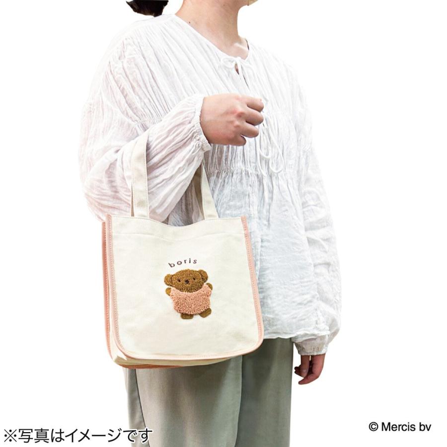 ニトリ（NITORI） スクエアトートバッグ boris(ルンルンサガラシリーズ