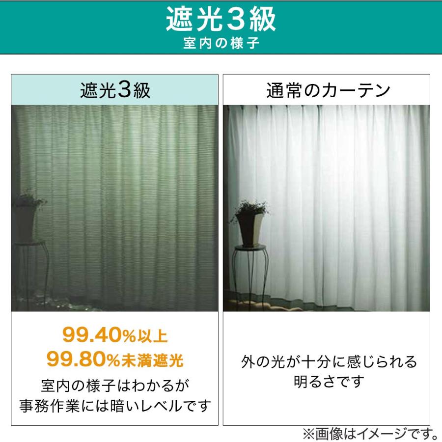 ニトリ（NITORI） 遮光3級・遮熱ドレープカーテン(ロトンドYE