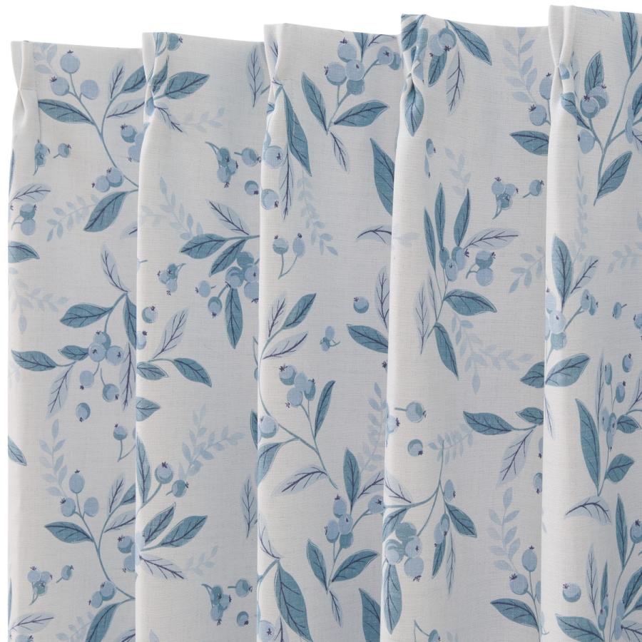 ニトリ（NITORI） 遮光ドレープカーテン(100X110X2 BL DH81