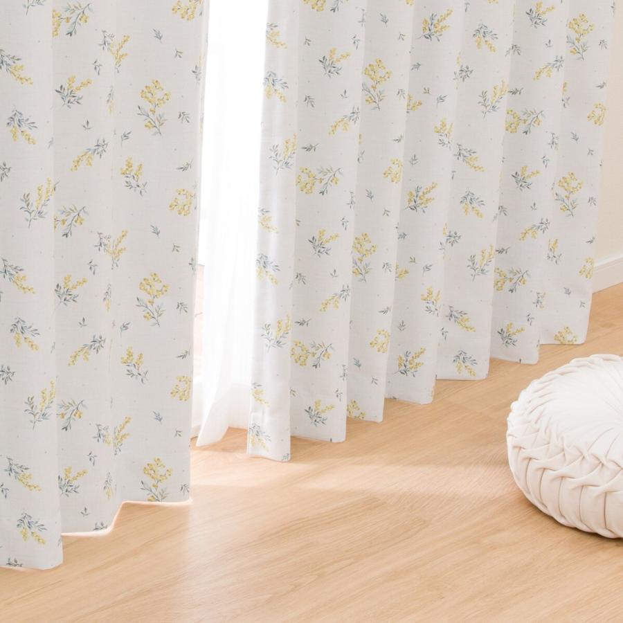 ニトリ 遮熱・遮光ドレープカーテン(ミモザ DH127 100X178X2