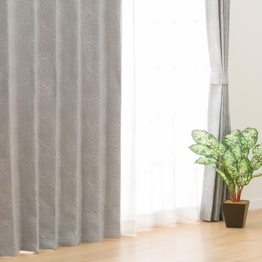 ニトリ 遮熱・遮光ドレープカーテン（100X178X2 GY DH49） デコホーム