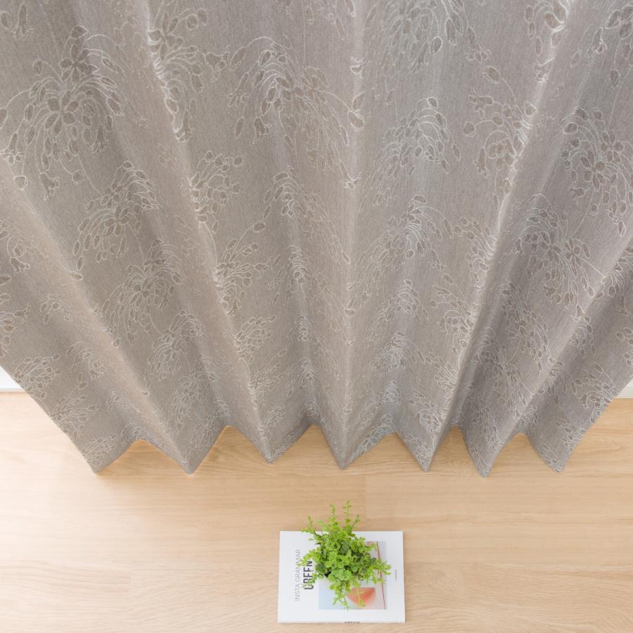 ニトリ 遮熱・遮光ドレープカーテン（100X178X2 GY DH49） デコホーム