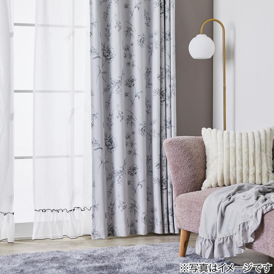 5セット　新品　ニトリ　デコホーム　4枚セットの白レースカーテン2枚のみ 遮熱カーテン&遮熱・遮像レース4枚セット(100X110cmセット NA