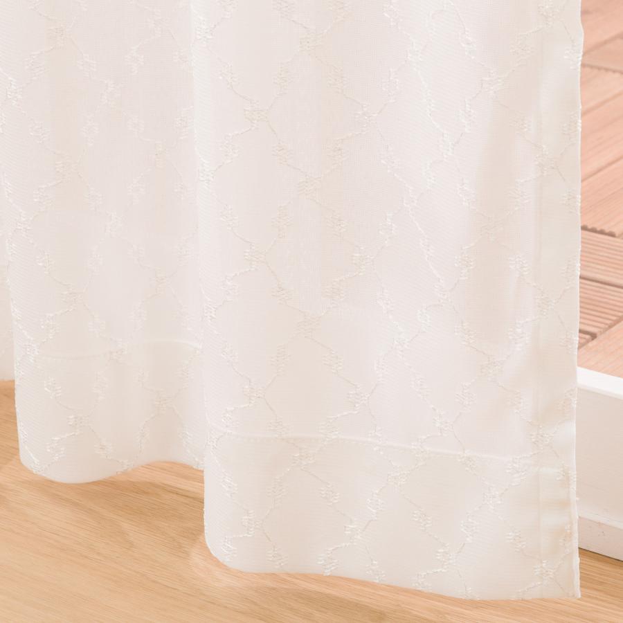 ニトリ（NITORI） 遮熱・遮像レースカーテン（100X176X2 DH73