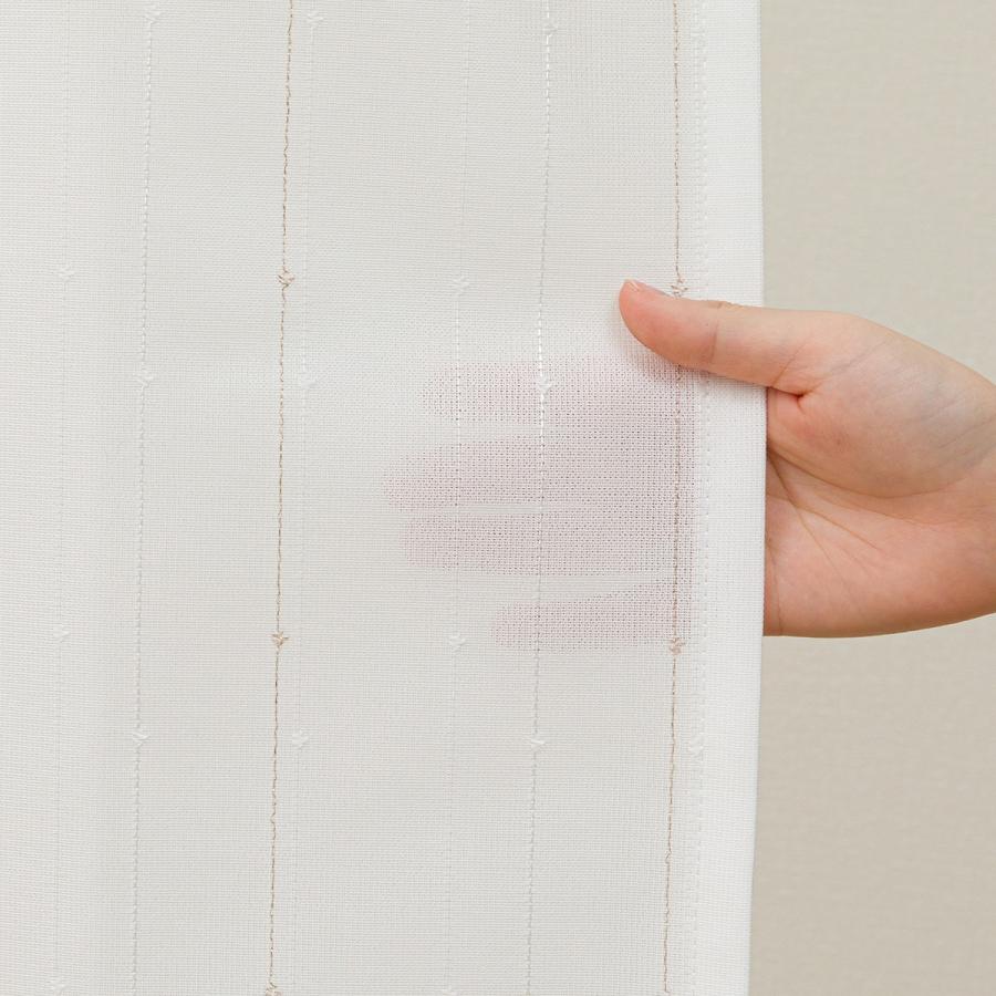 ニトリ（NITORI） 遮熱・ミラーレースカーテン(ラメST DH34 100X133X2