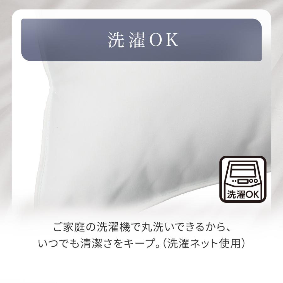 ニトリ（NITORI） 洗える消臭ポリエステル枕(デオウォッシュ4 HI