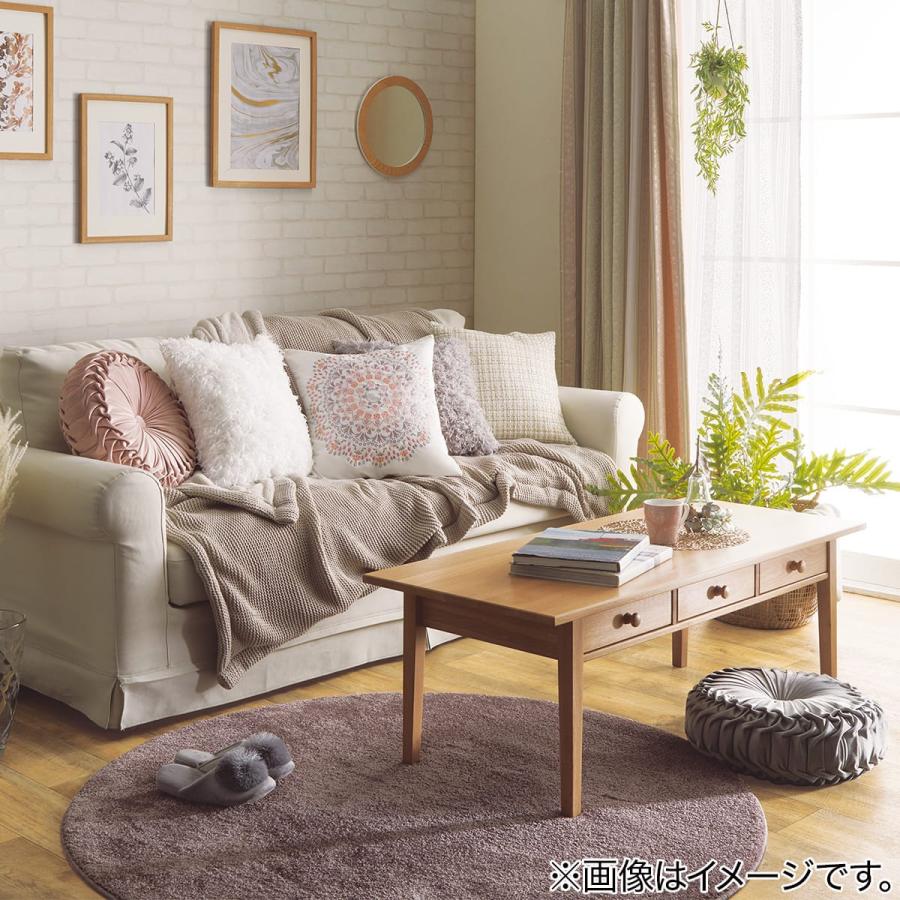 ニトリ（NITORI） 円形クッション(ダリア2 GY) デコホーム : ニトリ