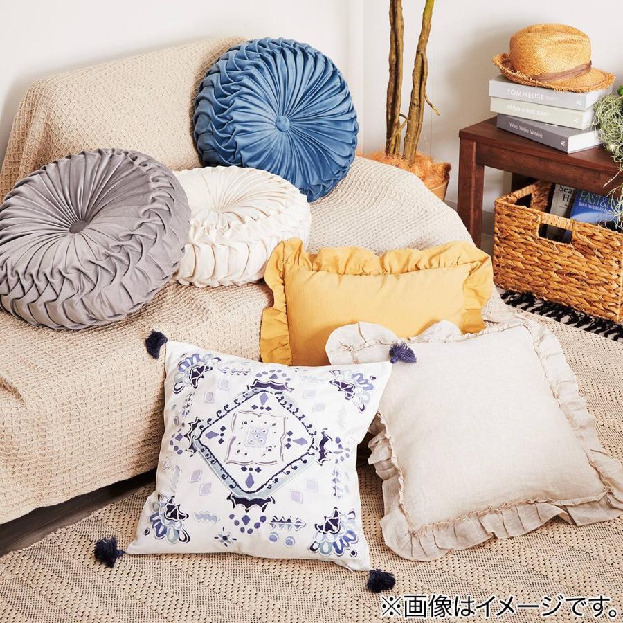 【最終値下】ニトリ デコホーム クッション ダリア ニトリ（NITORI） 円形クッション(ダリア2 PU) デコホーム : ニトリ
