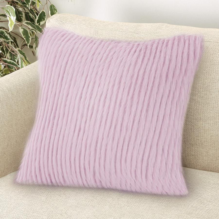 ニトリ クッションカバー(PTファー PU SC172 45×45cm) デコホーム