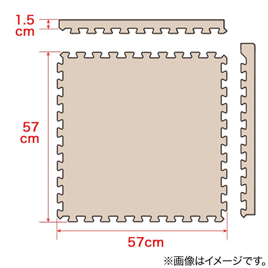 パズルマット 72枚入り フチ付き（PE01-J フチツキ LMO） デコホーム　ニトリ｜nitori-net｜06