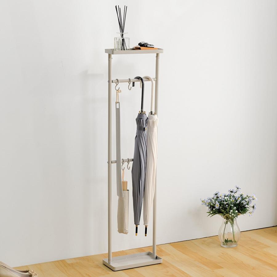 ニトリ スリムに収納できる トレー付き傘ハンガー(MO HT03) デコホーム