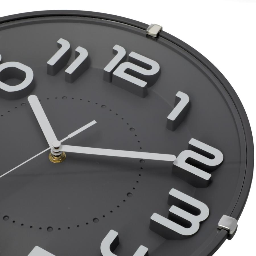 nito 時計のみ 静音秒針 掛け置き兼用時計(SW 直径26cm ミドルブラウン 001FR